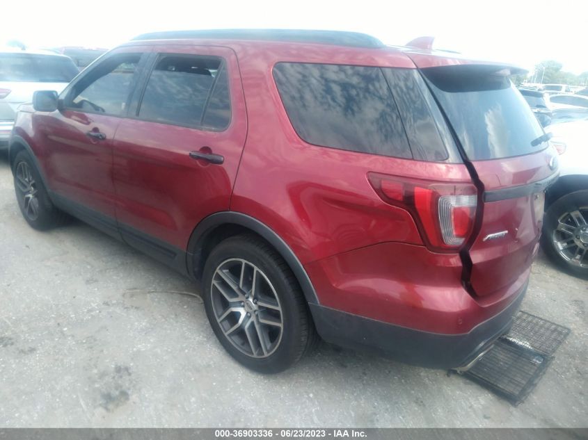 2017 FORD EXPLORER SPORT - 1FM5K8GT0HGD23705