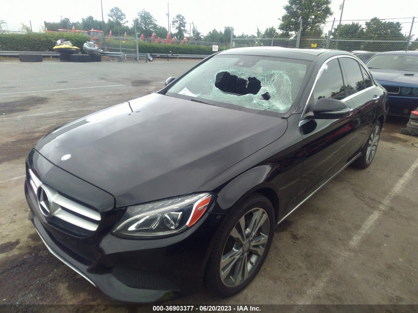 VIN 55SWF4KB4HU206822 2017 MERCEDES-BENZ C-CLASS C 300