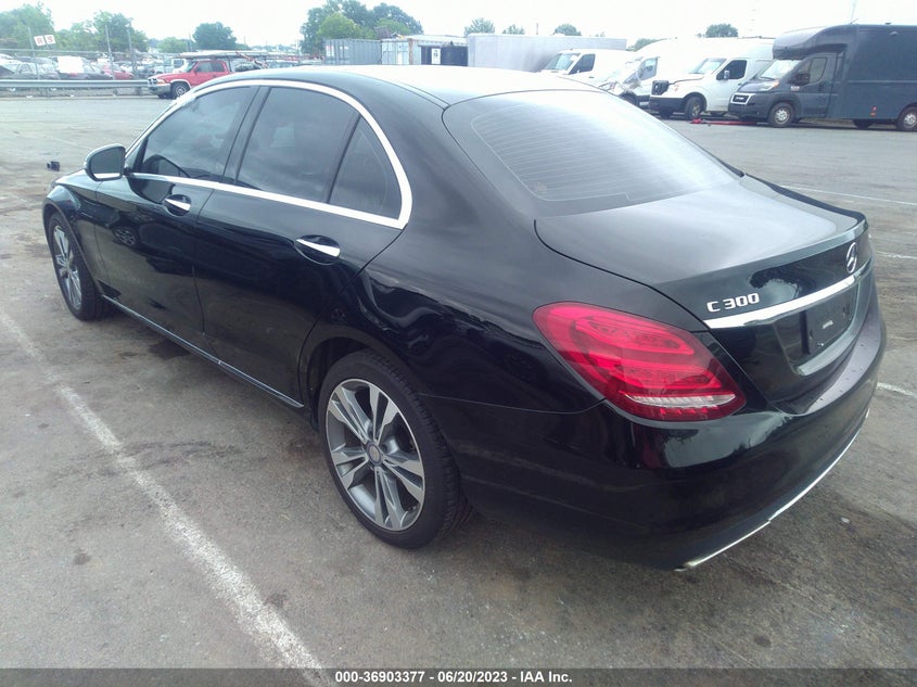VIN 55SWF4KB4HU206822 2017 MERCEDES-BENZ C-CLASS C 300
