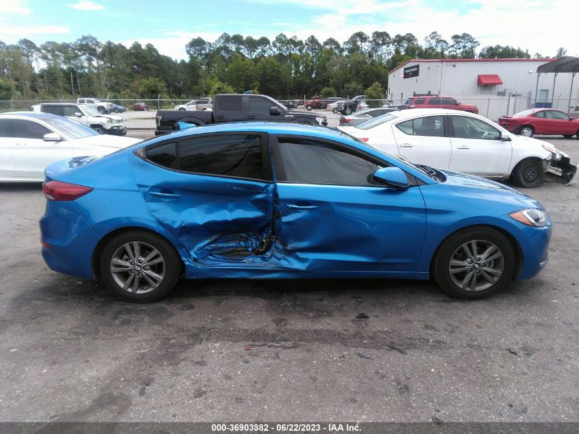 2018 HYUNDAI ELANTRA SEL/VALUE/LIMITED - 5NPD84LF6JH348892