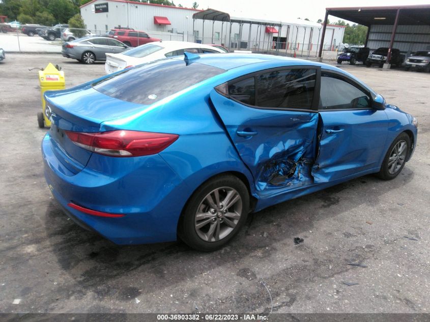 2018 HYUNDAI ELANTRA SEL/VALUE/LIMITED - 5NPD84LF6JH348892