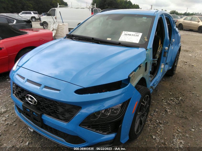 2022 HYUNDAI KONA N LINE - KM8K33A35NU782219