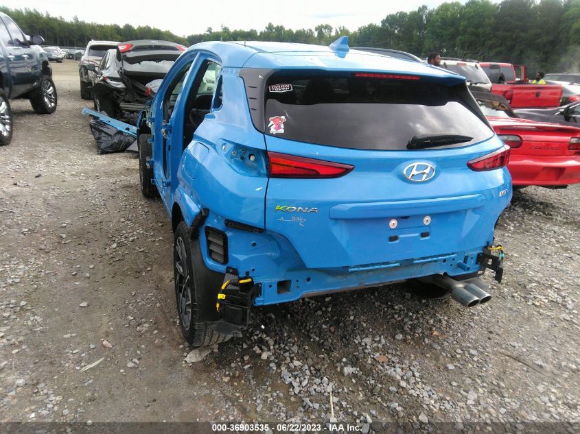 2022 HYUNDAI KONA N LINE - KM8K33A35NU782219