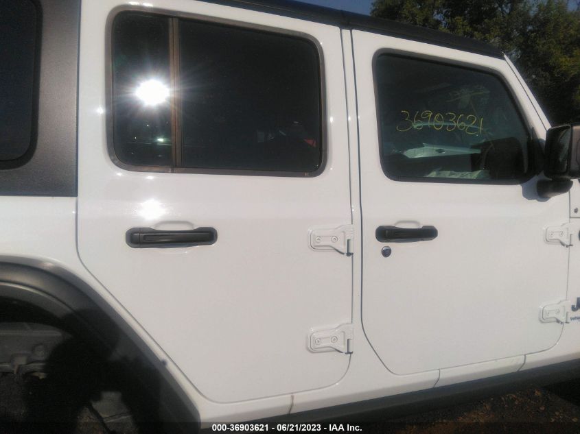 2021 JEEP WRANGLER 4XE UNLIMITED RUBICON 1C4JJXR64MW770044