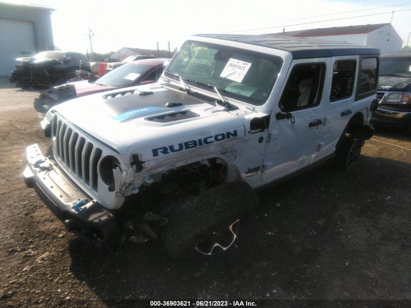 2021 JEEP WRANGLER 4XE UNLIMITED RUBICON 1C4JJXR64MW770044