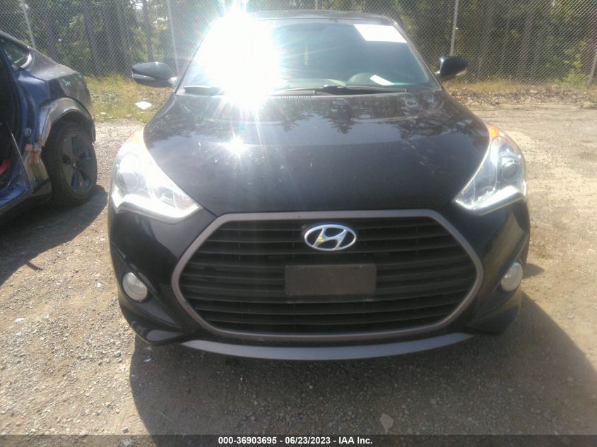 2016 HYUNDAI VELOSTER TURBO - KMHTC6AEXGU255500