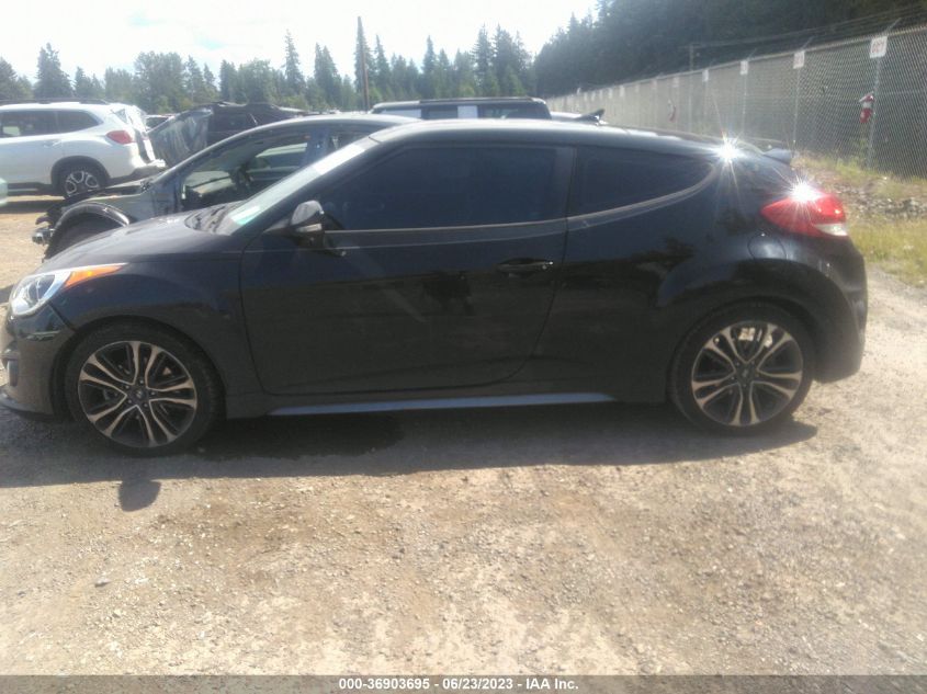 2016 HYUNDAI VELOSTER TURBO - KMHTC6AEXGU255500