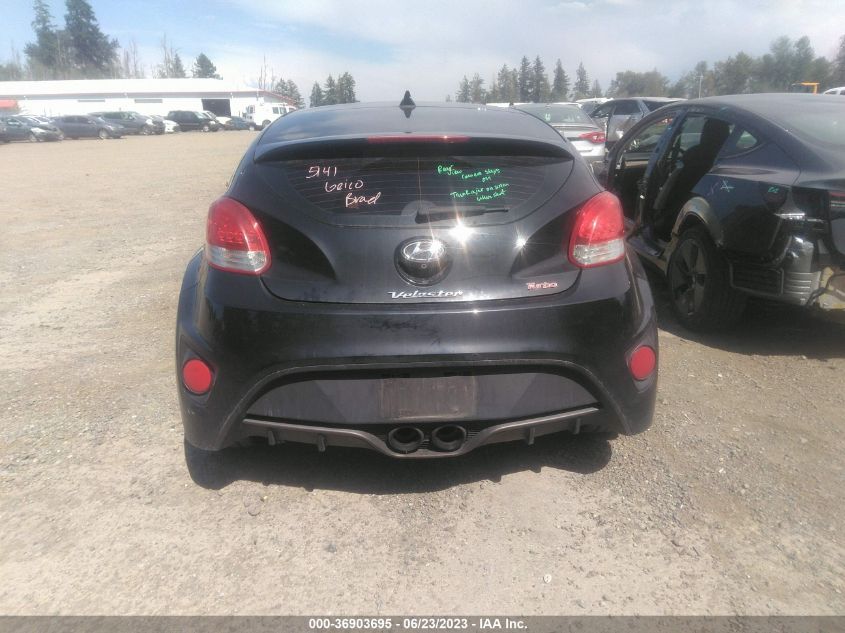 2016 HYUNDAI VELOSTER TURBO - KMHTC6AEXGU255500