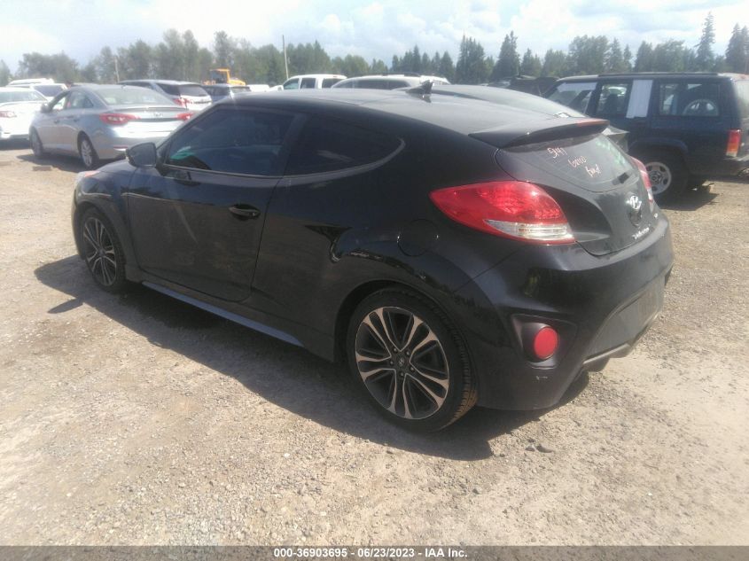 2016 HYUNDAI VELOSTER TURBO - KMHTC6AEXGU255500