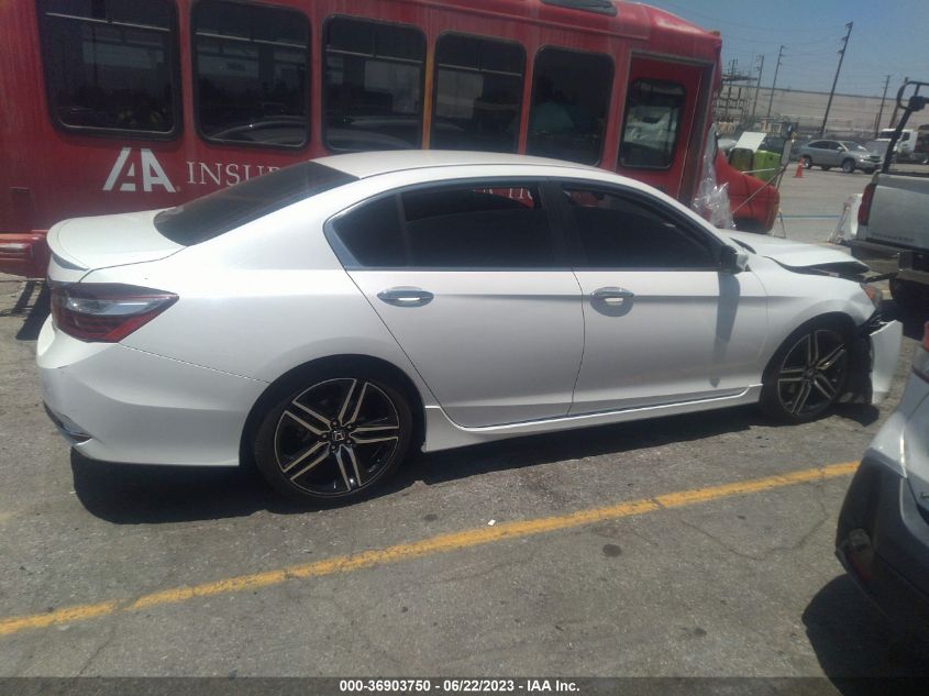 2016 HONDA ACCORD SEDAN SPORT - 1HGCR2F54GA174872