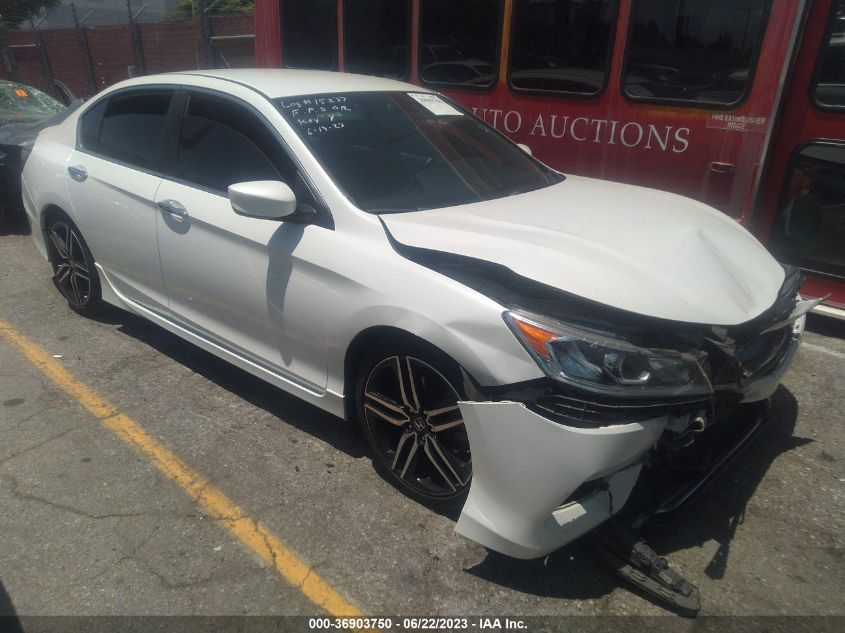 2016 HONDA ACCORD SEDAN SPORT - 1HGCR2F54GA174872