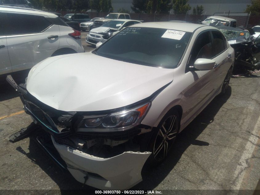 2016 HONDA ACCORD SEDAN SPORT - 1HGCR2F54GA174872