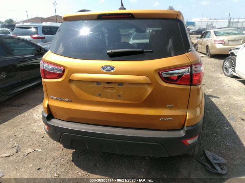 2021 FORD ECOSPORT SE - MAJ6S3GL3MC401784