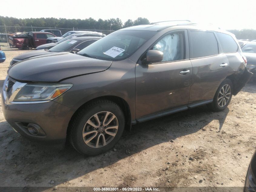 2014 NISSAN PATHFINDER S/SV/SL/PLATINUM - 5N1AR2MM6EC711674