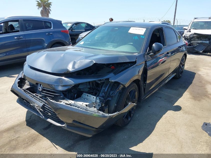 2022 HONDA CIVIC SEDAN SPORT - 2HGFE2F59NH592089