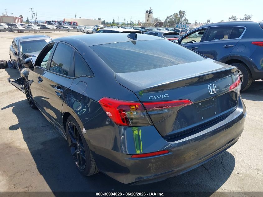 2022 HONDA CIVIC SEDAN SPORT - 2HGFE2F59NH592089