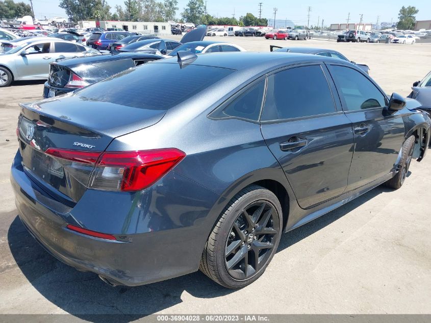 2022 HONDA CIVIC SEDAN SPORT - 2HGFE2F59NH592089