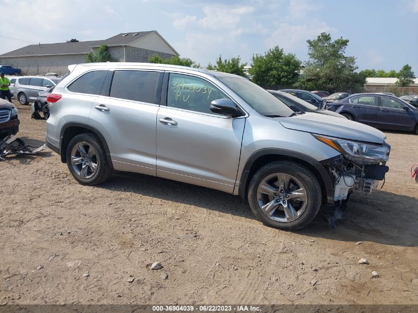 2018 TOYOTA HIGHLANDER LIMITED/LTD PLATINUM - 5TDDZRFH5JS488174