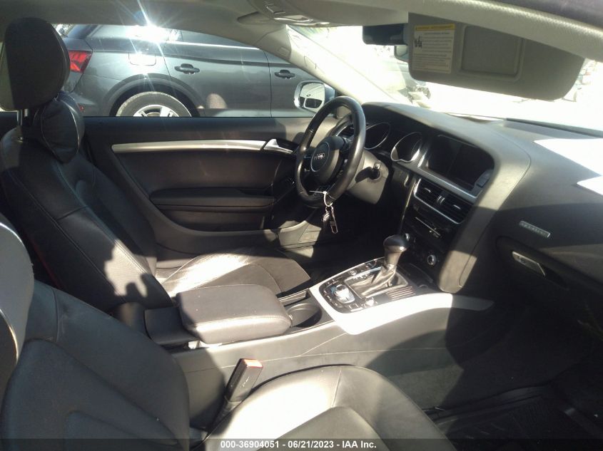 2013 AUDI A5 PREMIUM PLUS - WAULFAFR6DA022105