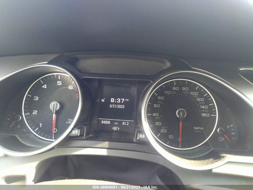 2013 AUDI A5 PREMIUM PLUS - WAULFAFR6DA022105