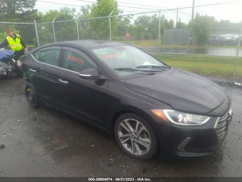 2017 HYUNDAI ELANTRA LIMITED - 5NPD84LF0HH101362