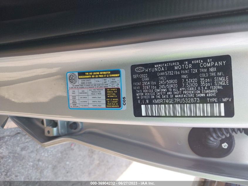 2023 HYUNDAI PALISADE CALLIGRAPHY - KM8R74GE7PU532873