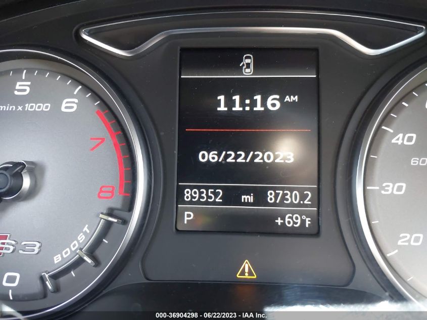 2015 AUDI S3/A3 2.0T PREMIUM PLUS WAUBFGFF2F1113427
