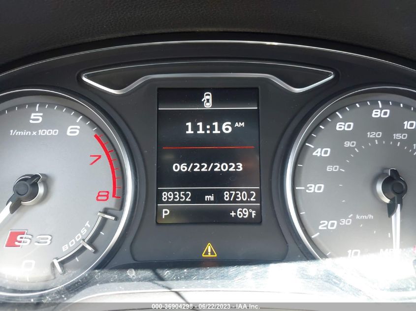 2015 AUDI S3/A3 2.0T PREMIUM PLUS WAUBFGFF2F1113427