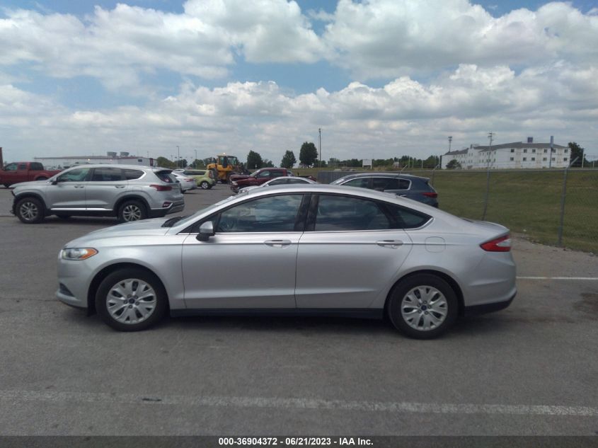 2013 FORD FUSION S - 3FA6P0G73DR343423