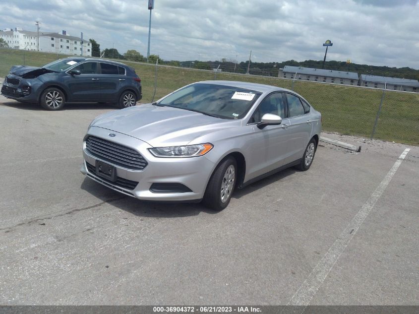 2013 FORD FUSION S - 3FA6P0G73DR343423