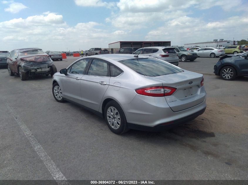 2013 FORD FUSION S - 3FA6P0G73DR343423