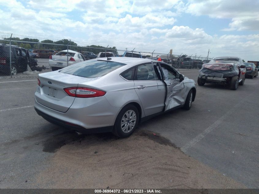 2013 FORD FUSION S - 3FA6P0G73DR343423