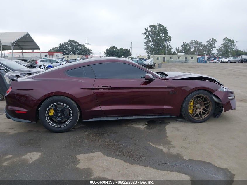 VIN 1FA6P8CF8J5163736 2018 FORD MUSTANG GT