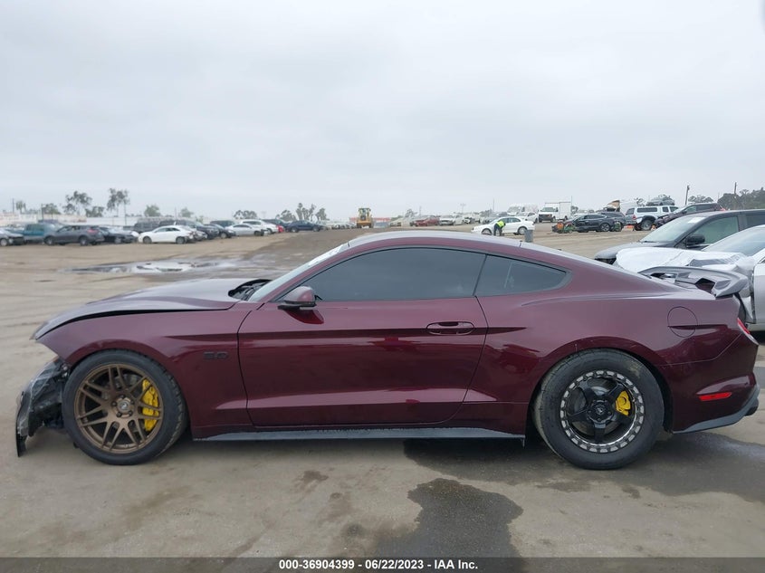 VIN 1FA6P8CF8J5163736 2018 FORD MUSTANG GT