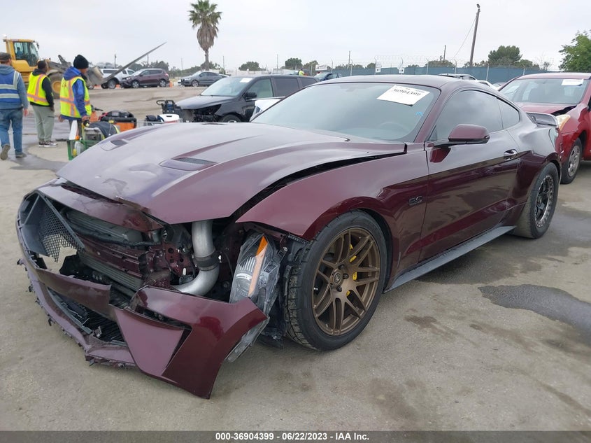 VIN 1FA6P8CF8J5163736 2018 FORD MUSTANG GT