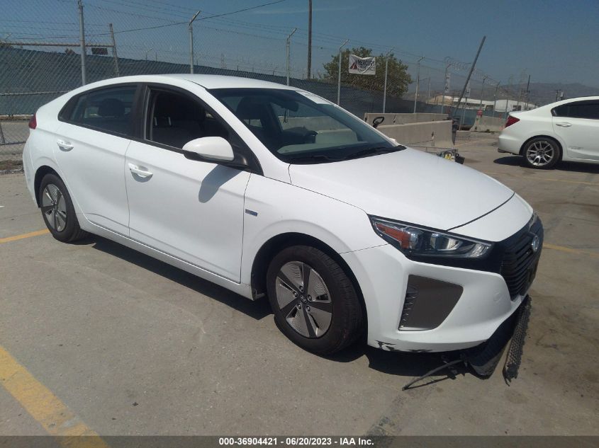 2019 HYUNDAI IONIQ HYBRID BLUE - KMHC65LC8KU149052