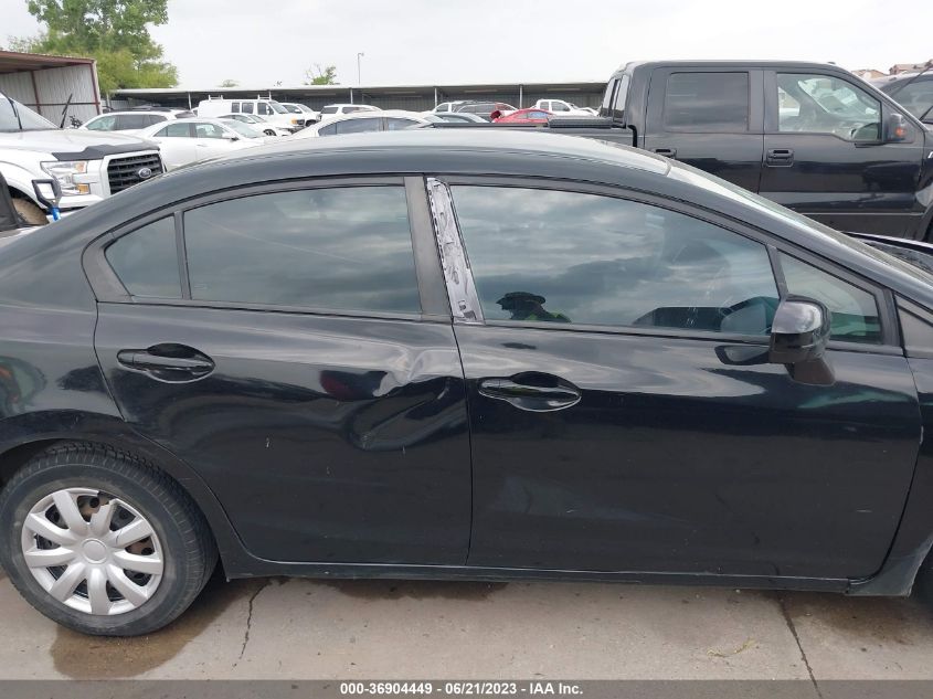 2014 HONDA CIVIC SEDAN LX - 2HGFB2F52EH502337