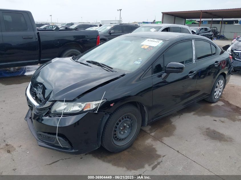 2014 HONDA CIVIC SEDAN LX - 2HGFB2F52EH502337