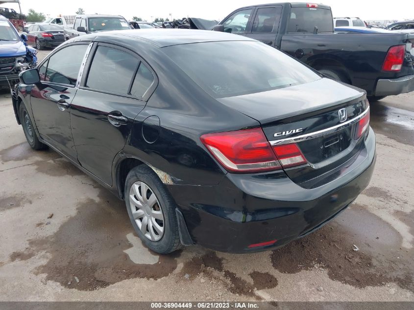 2014 HONDA CIVIC SEDAN LX - 2HGFB2F52EH502337