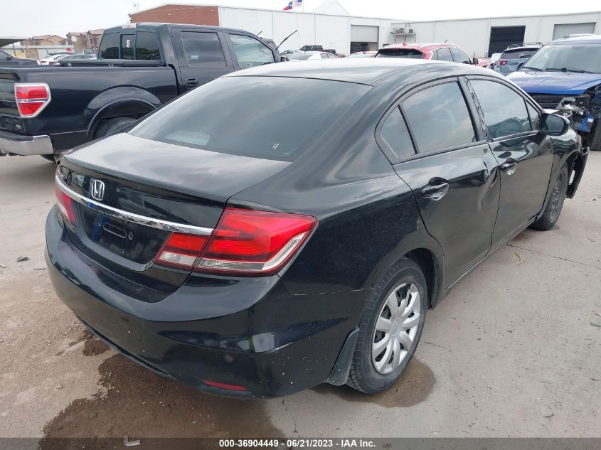 2014 HONDA CIVIC SEDAN LX - 2HGFB2F52EH502337