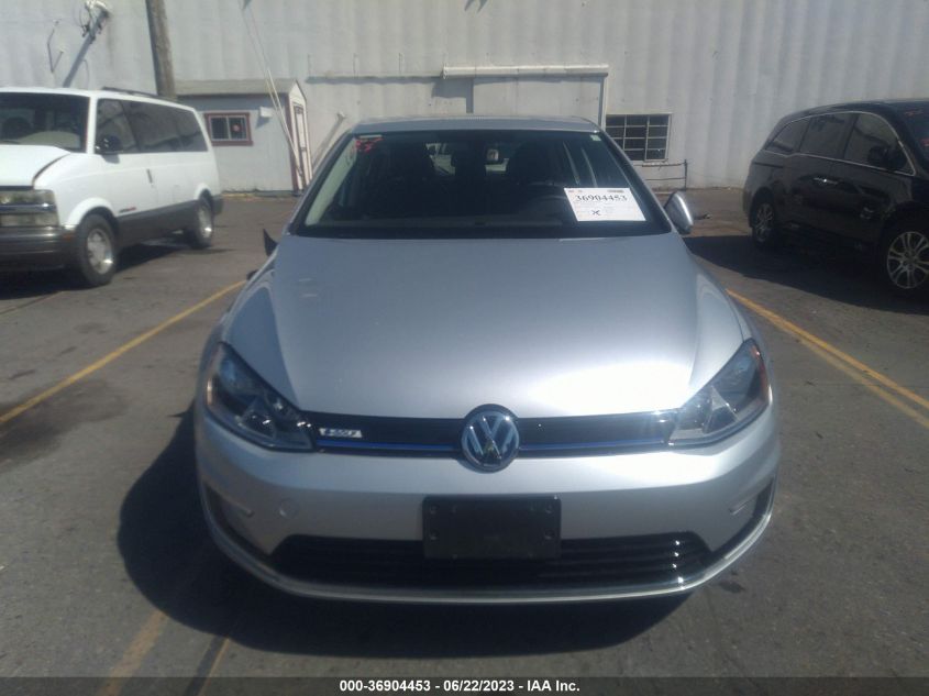 2016 VOLKSWAGEN E-GOLF SE - WVWKP7AU2GW916541