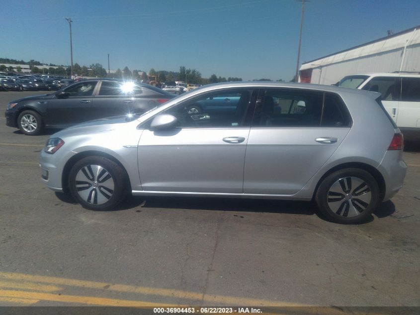 2016 VOLKSWAGEN E-GOLF SE - WVWKP7AU2GW916541