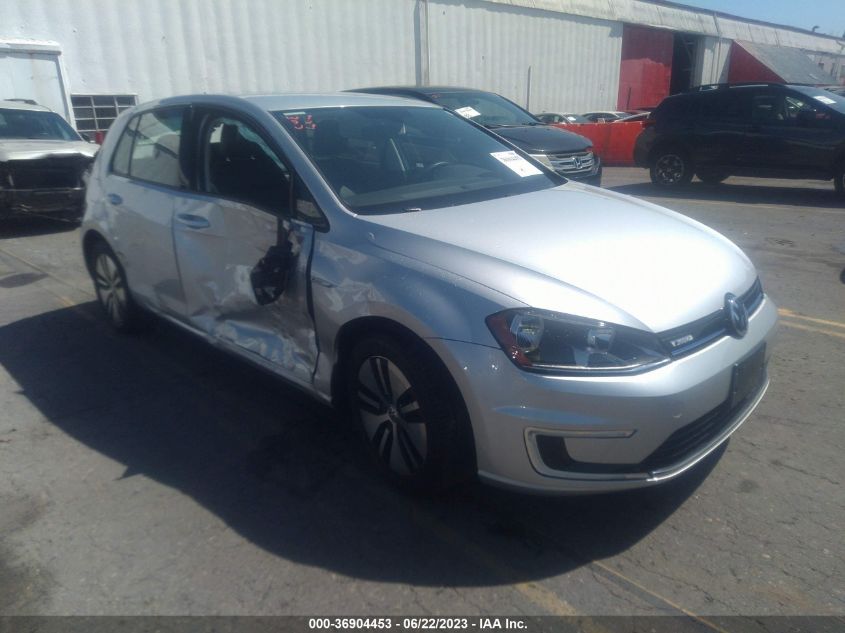 2016 VOLKSWAGEN E-GOLF SE - WVWKP7AU2GW916541