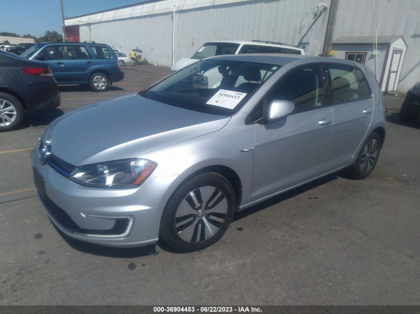2016 VOLKSWAGEN E-GOLF SE - WVWKP7AU2GW916541
