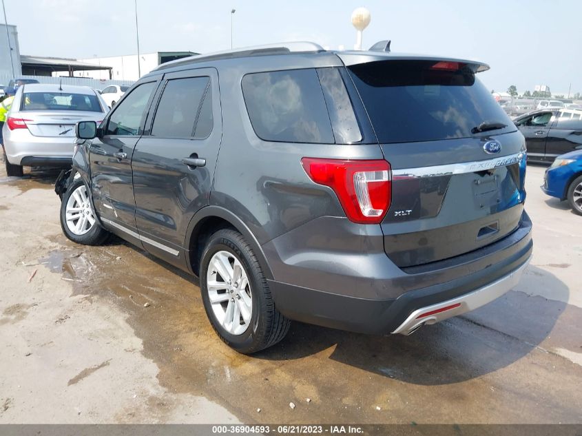 2017 FORD EXPLORER XLT - 1FM5K7D83HGB90240