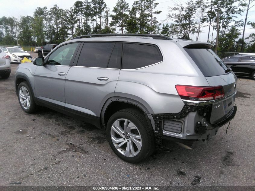 2021 VOLKSWAGEN ATLAS 3.6L V6 SE W/TECHNOLOGY - 1V2WR2CA8MC587776