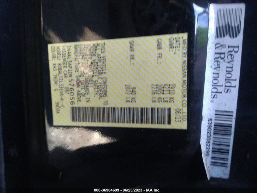 2013 NISSAN ALTIMA 2.5 SV - 1N4AL3AP1DN576056