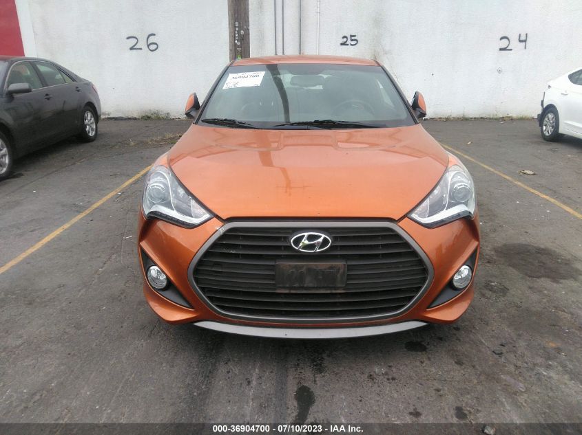 2016 HYUNDAI VELOSTER TURBO - KMHTC6AE4GU290047