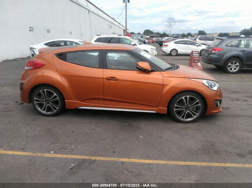 2016 HYUNDAI VELOSTER TURBO - KMHTC6AE4GU290047