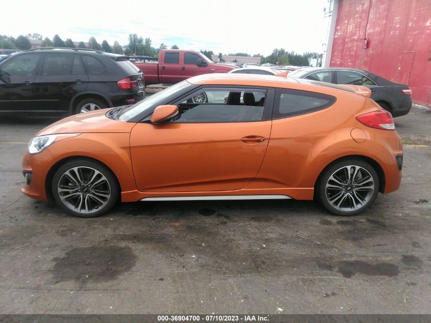 2016 HYUNDAI VELOSTER TURBO - KMHTC6AE4GU290047